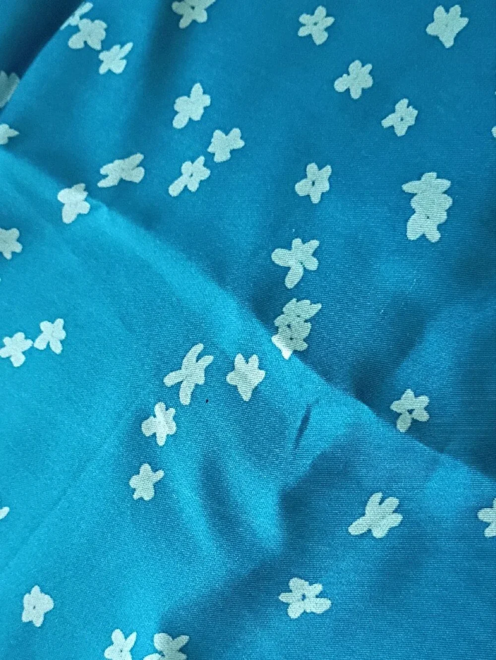 Coach Blue Floral Silk Scarf